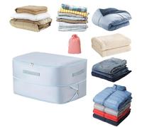 Casa Corner Sac De Compression,2026 Nouveau Sac De Compression Ultime Space Master,Compressifs 66l 132l,Sacs De Rangement Sous Vide Auto,Pour Couette,Vêtements (Bleu, 132L)