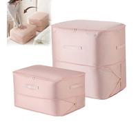 Casa Corner Sac de Compression Sac de Compression Ultime Spacemaste, Ultra Peu Encombrant, Sacs de rangement scellés sous vide, pour Couette, Vêtements et Maison(Rose,52x54x60cm)