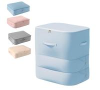 Casa Corner Sac de Compression Ultime, Sac de Rangement Auto-Compressible Ultra Compact 66L/132L, Étanche et Résistant pour Couettes, Vêtements, Literie, Voyage et Maison (Bleu, XL)