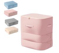 Casa Corner Sac de Compression Ultime, Sac de Rangement Auto-Compressible Ultra Compact 66L/132L, Étanche et Résistant pour Couettes, Vêtements, Literie, Voyage et Maison (Rose, XL)