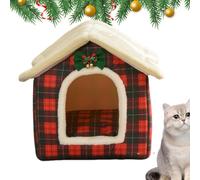 CASA De Felpa Para Perros - Camita De Mascotas, Hogar Acogedor | Material Lavable Y Durable, Perfecto Para Perros Pequeños Y Medianos, Accesorio De Comodidad, Ideal Para Descanso en Interiores