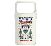 CASA Grande AZ USA Humour Meowdy Pawtner Chat Coque pour iPhone 17 Pro Max