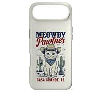 CASA Grande AZ USA Humour Meowdy Pawtner Chat Coque pour iPhone Air