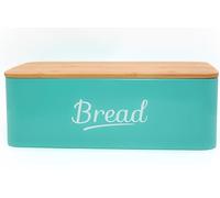CASA HEAVEN Boîte à pain avec couvercle en bambou, 35 x 13 x 23 cm, conserve du pain frais