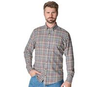 Casa Moda Comfort Fit Chemise à carreaux en coton brossé Bordeaux/Marine, Bordeaux/bleu marine, 3XL