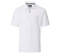 CASA MODA Polo Manches Courtes en piqué de Coton Blanc