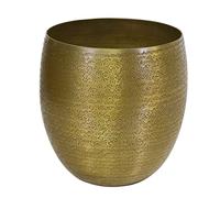 Casa Moro Pot de Fleurs Leon M Rond Aluminium Aspect maetelé Jardiniére Boho ABK503