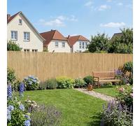 casa.pro Canisse en Roseau Brise-Vue Naturel pour Jardin Terrasse Cache Vue Balcon Palissade Protection contre Regards Vent Soleil Clôture Décorative Séparation Résistant 150 x 300 cm Naturel