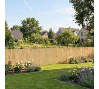 casa.pro Canisse en Roseau Brise-Vue Naturel pour Jardin Terrasse Cache Vue Balcon Palissade Protection contre Regards Vent Soleil Clôture Décorative Séparation Résistant 100 x 500 cm Naturel