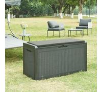 Boîte de rangement 'Atella' 122x54,5x65cm 380L noir