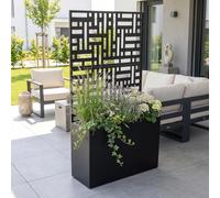 casa.pro Jardinière Brise-Vue Bernalda 146 x 83 x 31 cm Marron