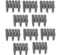 [casa.pro] Kit de 10 Palissade gris foncé avec longueur totale 270cm