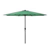 casa.pro Parasol de Jardin Solide Résistant au Rayonnement UV Imperméable Polyester Acier Revêtu par Poudre 300 x 230 cm Vert