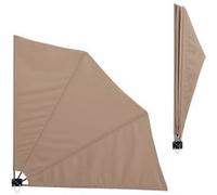 [casa.pro] Parasol Mural Protection du Soleil Polyester Beige 160cm x 160cm Beige G