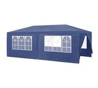 [casa.pro] Pavillon de Jardin Tente Tonnelle Polyétylène Acier Revêtu par Poudre Bleu Foncé 600x300x255cm Bleu G