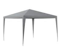 [casa.pro] Pavillon de Jardin Tente Tonnelle Polyétylène Acier Revêtu par Poudre Gris Foncé 300x300x255cm Gris G