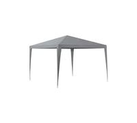 [casa.pro] Pavillon de Jardin Tente Tonnelle Polyétylène Acier Revêtu par Poudre Gris Foncé 300x300x255cm Gris G