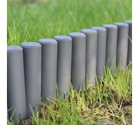Kit de 40 Palissade gris foncé avec longueur totale 1080cm