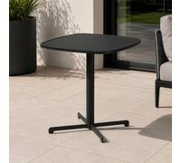 casa.pro Table Bistrot de Jardin Foggia 75 x 70 x 70 cm Gris Anthracite