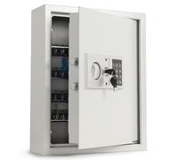 casa pura | Armoire à clés avec serrure électronique | Boîte à clés à code | Armoire de sécurité pour un usage partagé | Étanche pour une utilisation à l'extérieur et à l'intérieur | Blanc, 27 Clés