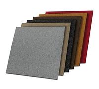 casa pura Dalle Moquette Intérieur - Dalle Moquette 50x50 | 24 Pièces - 6m² | Moquette Auto-Plombante Pour Bureau, Commerce, Maison | Dalle Antidérapante | Rouge