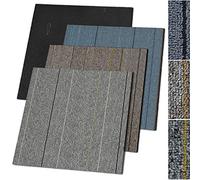 casa pura Dalle Moquette Intérieur - Moquette Épaisse | Carreaux Autoportants 50x50cm | Moquette Bureau, Commerce, Maison | Bleu - 12 Pièces, 3m²