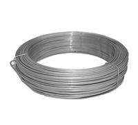 casa pura - Fil de Tension polyvalent - Fil de Liaison - idéale pour solidifier vos Clôtures, travaux de jardinage, bricolage en intérieur et en extérieur - épaisseur : 3,1 mm - Galvanisé, 80 mètres