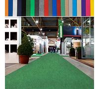 casa pura | Hollywood | Tapis de Mariage, Cérémonie et Événement | Jusqu'à 40 m de Longueur | Feutre aiguilleté | Protection Anti Incendie, antidérapant | Vert foncé, 1 m x 3 m