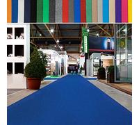casa pura | Hollywood | Tapis de Mariage, Cérémonie et Événement | Jusqu'à 40 m de Longueur | Feutre aiguilleté | Protection Anti Incendie, antidérapant | Bleu, 1 m x 4,5 m