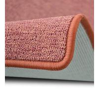 Casa pura London Tapis de salon de cuisine Tapis de chambre à coucher Tapis plat facile d'entretien, Polypropylène, terra, 66x130 cm