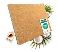 casa pura Paillasson d'entrée en Fibre de Coco Premium, Antidérapant, Tapis d'entrée Usage intensif, Tapis pour l'entrée Absorbant, Dense Velours Résistant (23 mm, 100 x 250 cm, Nature)
