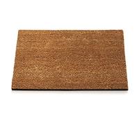 casa pura Paillasson d'entrée en Fibre de Coco Premium, Antidérapant, Tapis d'entrée Usage intensif, Tapis pour l'entrée Absorbant, Dense Velours Résistant (17 mm, 100 x 90 cm, Nature)