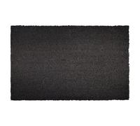 casa pura Paillasson d'entrée en Fibre de Coco Premium, Antidérapant, Tapis d'entrée Usage intensif, Tapis pour l'entrée Absorbant, Dense Velours Résistant (23 mm, 40 x 60 cm, Noir)