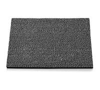 casa pura Paillasson d'entrée en Fibre de Coco Premium, Antidérapant, Tapis d'entrée Usage intensif, Tapis pour l'entrée Absorbant, Dense Velours Résistant (23 mm, 80 x 100 cm, Gris)