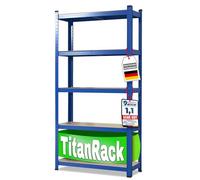 casa pura Rayonnage pour charges lourdes, 180 x 90 x 45 cm, bleu, rayonnage, rayonnage, rayonnage, système à emboîtement monté sans outils