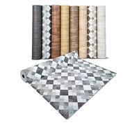 casa pura Revêtement Sol PVC - Film Vinyle Pour Meuble & Sol - Stickers Effet Mosaïque - Sol PVC Rouleau Antidérapant & 100% Écologique (Aspect Mosaïque Grise - 100x100 cm)