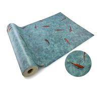 casa pura Revêtement Sol PVC - Stickers Effet 3d - Film Vinyle Pour Meuble & Sol Original - Sol PVC Rouleau Antidérapant Cuisine, Salle de Bain, Bureau - Aspect Carpe Koi (200x300 cm)