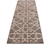 casa pura Tapis Arabesque Tapis Oriental | 100% Polyamide Durable | Couloir, Passage, Salon | 18 Tailles | Navelli, 80x100cm - Tapis Marron