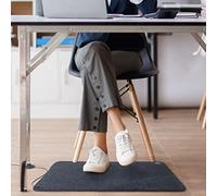 casa pura Tapis Chauffant - Chauff-Pieds avec Dos antidérapant - Tapis de Sol pour la Maison ou Le Bureau - Chauffable jusqu'à 55 °C - 50 x 80 cm
