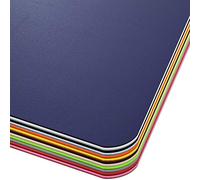casa pura® Tapis sous-main/Protège sol, sans PVC ni phtalates - Protection de sols durs - 10 couleurs disponibles, bleu, 50x65cm (Desk Mat)