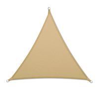 Casa Pura Voile d'ombrage avec kit de fixation | pour jardin, balcon et terrasse | Imperméable et respirant | Grand choix de formes, tailles et couleurs Dreieck 5x5x5 m + 3x Befestigung sable