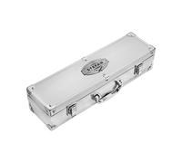 Casa Vivente Coffret d'Ustensiles pour Grillades, Fourchette à Viande, Pince et Spatule, Gravure Personnalisé Nom, 37 x 10 x 8,5 CM