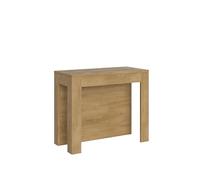 CasaArredoStudio Console Extensible Cayman chêne Nature 4 rallonges 62 cm