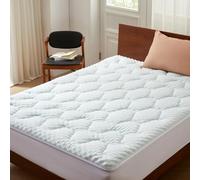 CASABEL Surmatelas 160 x 200 cm en Mousse à Mémoire de Forme et Tissu Respirant - Confort Rafraîchissant, Soutien Ergonomique, Poche Élastique 360° - pour Matelas 2 Places Adulte, Enfant, Clic Clac BZ