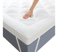 CASABEL Surmatelas Confort 90 x 200 cm Respirant en Microfibre, Antidérapant avec Bandes Élastiques, Hypoallergénique, Anti-acariens - Garnissage 800Gr - Surmatelas 1 Personne