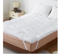 CASABEL Surmatelas Nuage 180 x 200 cm Extra Epais en Microfibre Respirante - Ultra Moelleux, Anti-Acariens - 2 Places