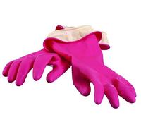 Casabella Balai Waterblock Premium Gants, Latex, Rose, m