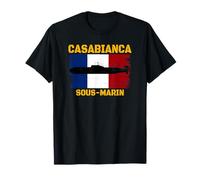 Casabianca S603 Sous-Marin Nucléaire D'attaque Papa Vétérans T-Shirt