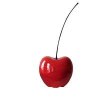Casablanca 36407 Sculpture - Objet décoratif - Cerise Passion - Céramique - Rouge 60 x 25 cm