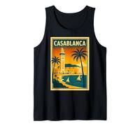 Casablanca Affiche de Voyage Vintage Maroc Débardeur